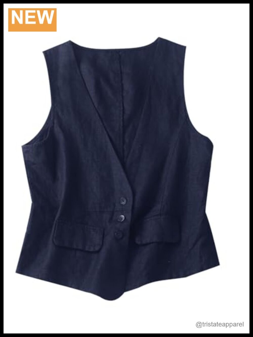 Linen Blend Sleeveless Blazer Vest Women Lightweight Business Casual
